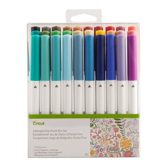 Cricut Maker Fine Point Pen Set 30 stk