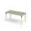 Bord Helmi linoleum 160x80 cm svart mansjett
