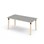 Bord Helmi linoleum 160x80 cm svart mansjett