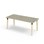 Bord Helmi linoleum 180x80 cm svart mansjett