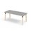 Bord Helmi linoleum 180x80 cm svart mansjett