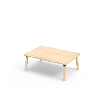 Bord Helmi akustikklaminat 120x80 cm svart mansjett