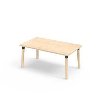 Bord Helmi akustikklaminat 140x80 cm svart mansjett
