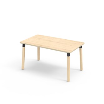 Bord Helmi akustikklaminat 140x80 cm svart mansjett