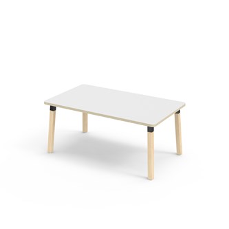 Bord Helmi akustikklaminat 140x80 cm svart mansjett