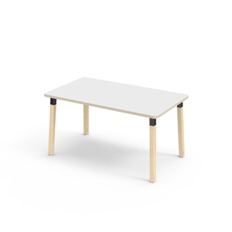 Bord Helmi akustikklaminat 140x80 cm svart mansjett