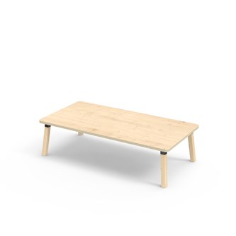 Bord Helmi akustikklaminat 160x80 cm svart mansjett