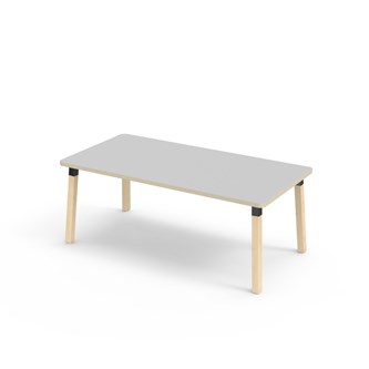 Bord Helmi akustikklaminat 160x80 cm svart mansjett