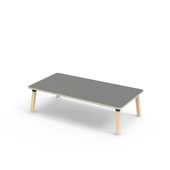 Bord Helmi akustikklaminat 160x80 cm svart mansjett