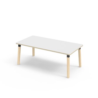 Bord Helmi akustikklaminat 160x80 cm svart mansjett