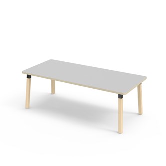 Bord Helmi akustikklaminat 180x80 cm svart mansjett