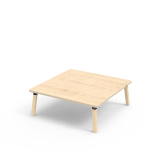 Bord Helmi FSC akustikklaminat 120x120 cm svart mansjett