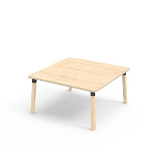 Bord Helmi FSC akustikklaminat 120x120 cm svart mansjett