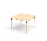 Bord Helmi FSC akustikklaminat 120x120 cm svart mansjett