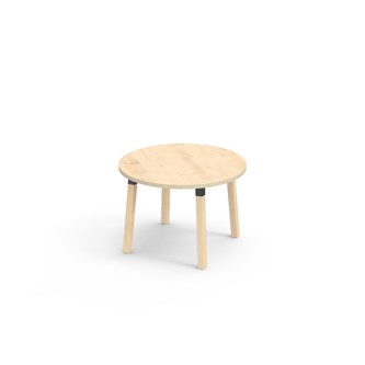 Bord Helmi laminat Ø90 cm svart mansjett