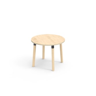 Bord Helmi laminat Ø90 cm svart mansjett