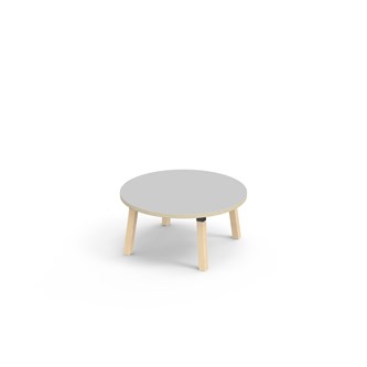 Bord Helmi laminat Ø90 cm svart mansjett