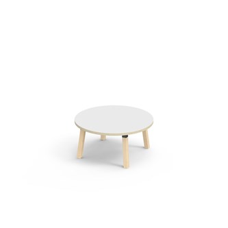Bord Helmi laminat Ø90 cm svart mansjett