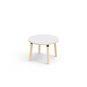 Bord Helmi laminat Ø90 cm svart mansjett
