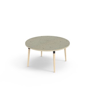 Bord My linoleum Ø 120 cm svart mansjett