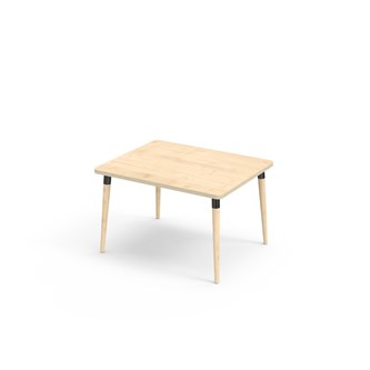 Bord My akustikklaminat 100x80 cm svart mansjett
