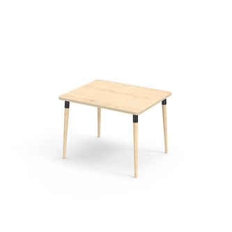 Bord My akustikklaminat 100x80 cm svart mansjett