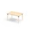 Bord My laminat  120x80 cm svart mansjett