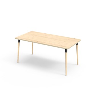 Bord My laminat  160x80 cm svart mansjett