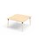 Bord My HT 120x120 cm svart mansjett