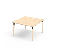 Bord My HT 120x120 cm svart mansjett