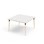Bord My HT 120x120 cm svart mansjett