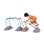 GONGE® klatregrep til mini parkour