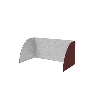 Saga bordskjerm B110xD50xH50 cm
