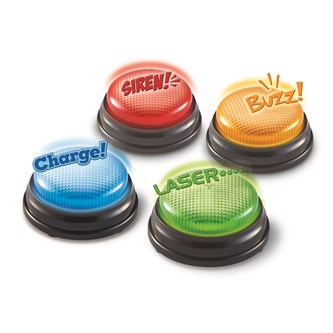 Lyd- og lysknapper 4 stk
