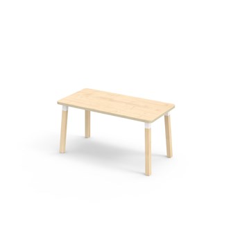 Bord Helmi HT 120x60 cm hvit mansjett