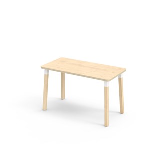 Bord Helmi HT 120x60 cm hvit mansjett