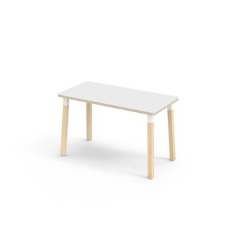 Bord Helmi HT 120x60 cm hvit mansjett