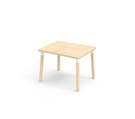 Bord Helmi akustikklaminat 100x80 cm hvit mansjett