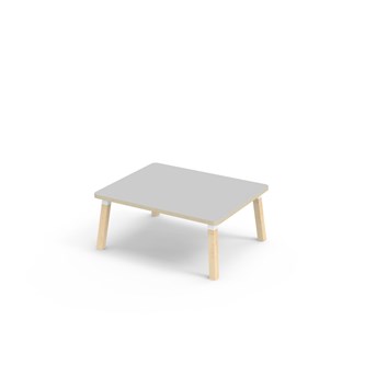 Bord Helmi akustikklaminat 100x80 cm hvit mansjett