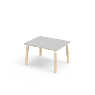Bord Helmi akustikklaminat 100x80 cm hvit mansjett