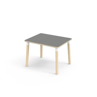Bord Helmi akustikklaminat 100x80 cm hvit mansjett