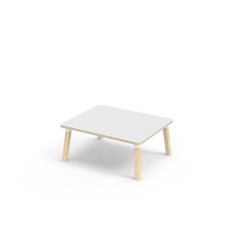 Bord Helmi akustikklaminat 100x80 cm hvit mansjett