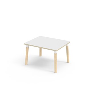 Bord Helmi akustikklaminat 100x80 cm hvit mansjett