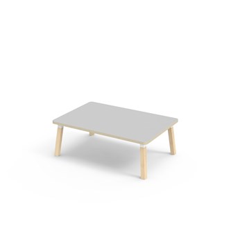 Bord Helmi akustikklaminat 120x80 cm hvit mansjett