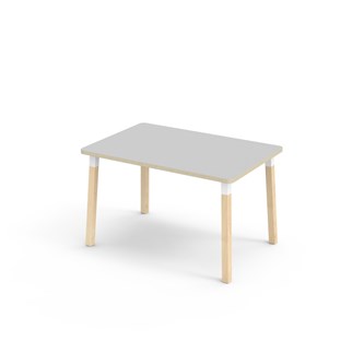 Bord Helmi akustikklaminat 120x80 cm hvit mansjett