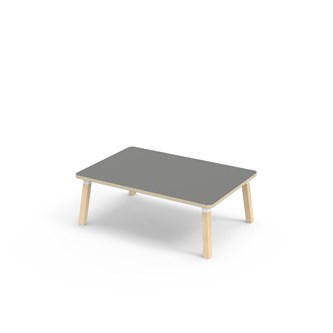 Bord Helmi akustikklaminat 120x80 cm hvit mansjett