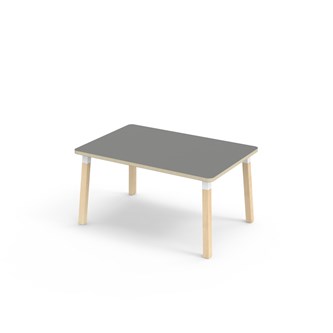 Bord Helmi akustikklaminat 120x80 cm hvit mansjett