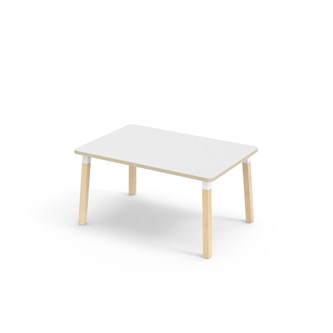 Bord Helmi akustikklaminat 120x80 cm hvit mansjett