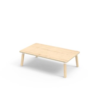 Bord Helmi HT 140x80 cm hvit mansjett