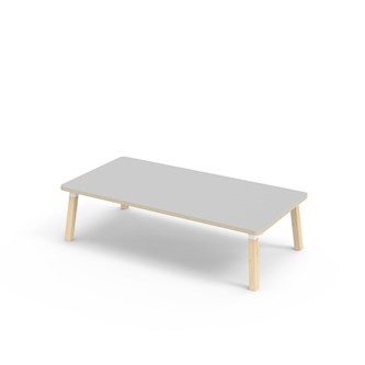 Bord Helmi akustikklaminat 160x80 cm hvit mansjett